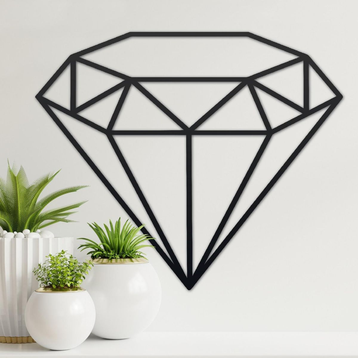 Geometric Diamond Wall Art 