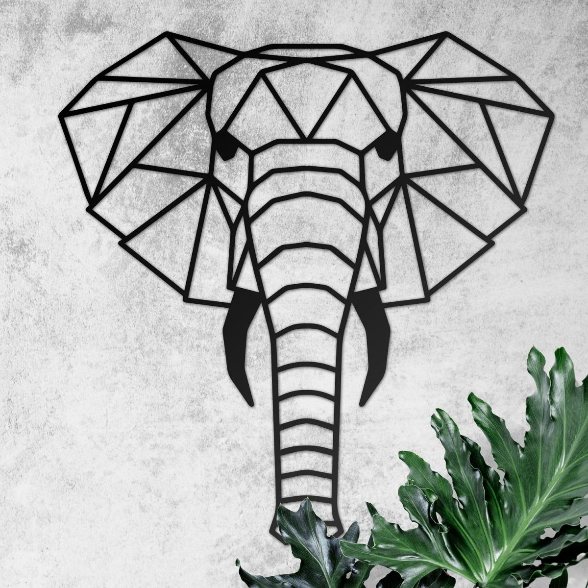 Geometric Elephant in situ 