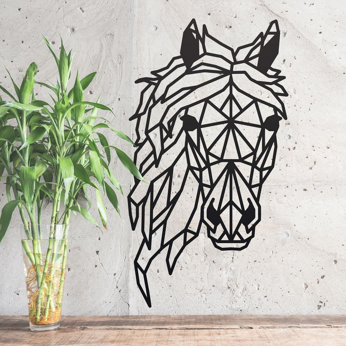 Geometric Horse Head Wall Art Geometric Horse Head Wall Art