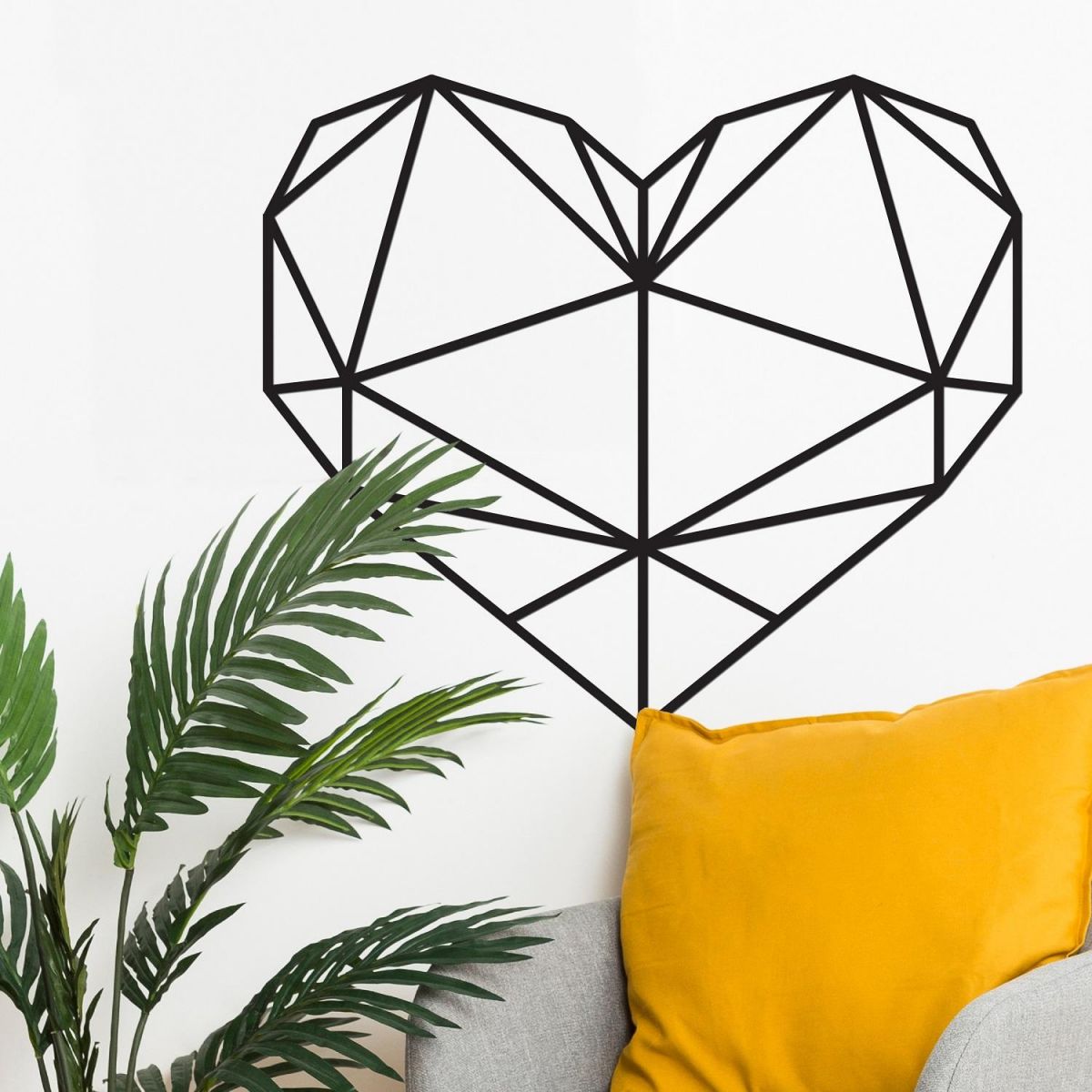 Love Heart in Geometric Form 