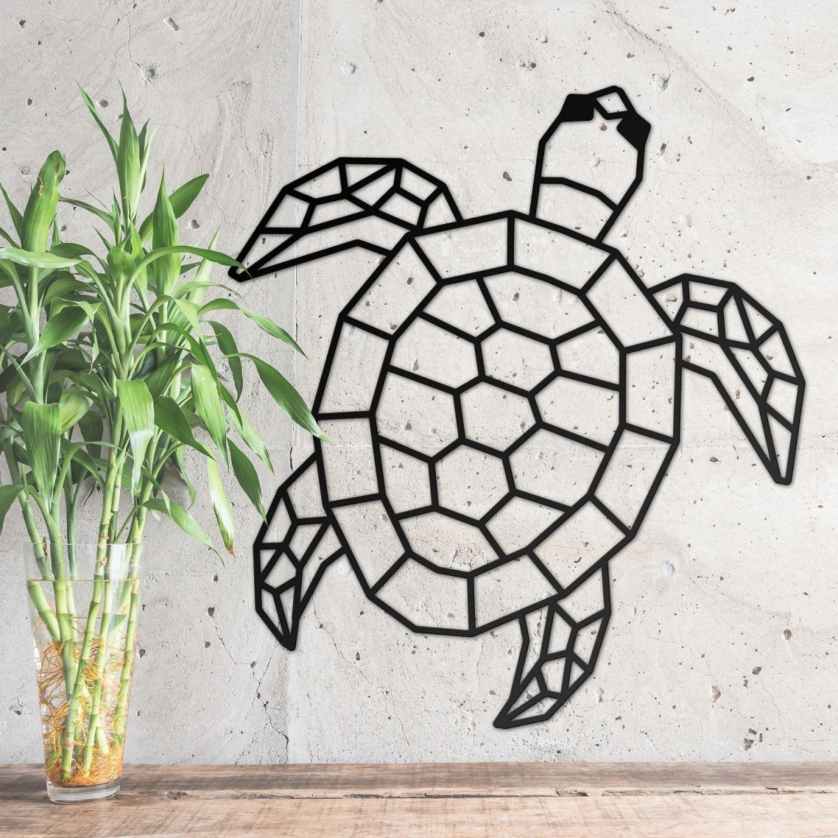 Geometric Sea Turtle Wall Art 