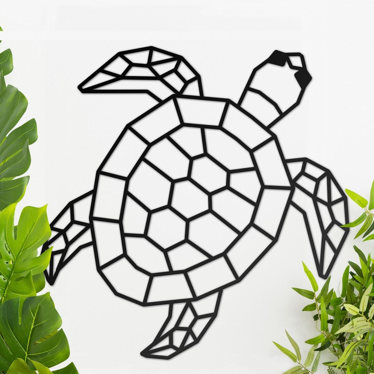 Geometric Sea Turtle Wall Art 