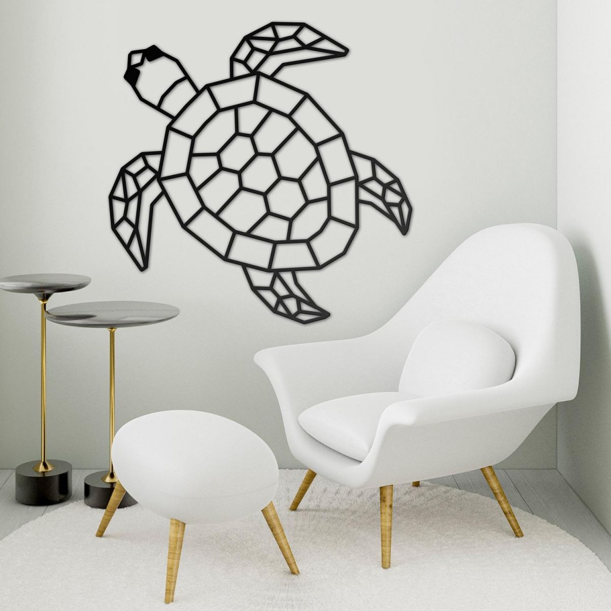 Sea Turtle in Geometric form 