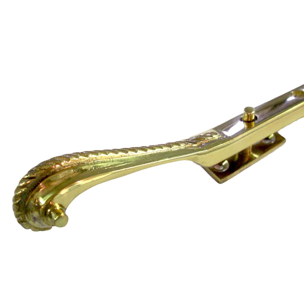 Georgian Rope Design Ends On the Window Stay