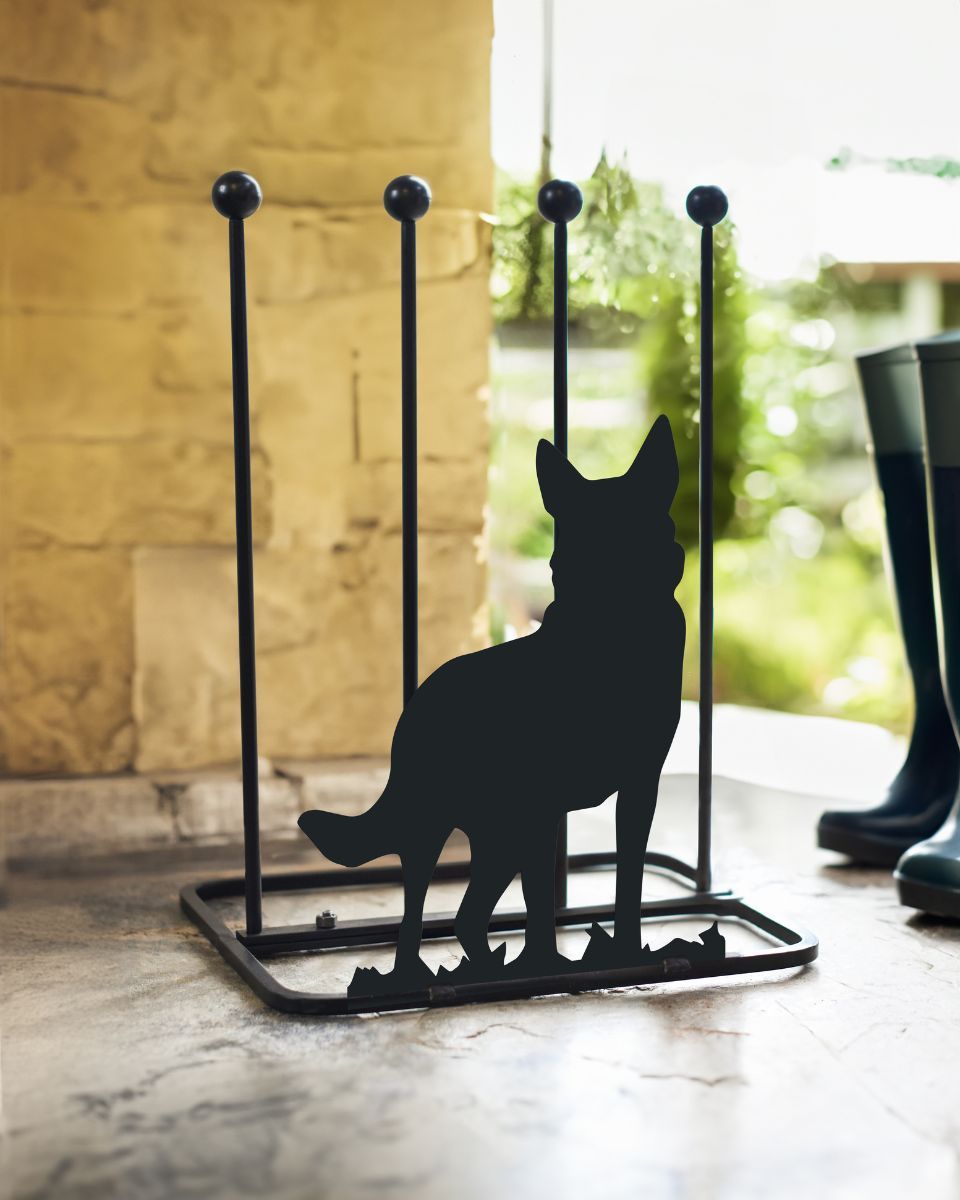 Steel "German Shepherd" Welly Boot Rack Steel "German Shepherd" Welly Boot Rack