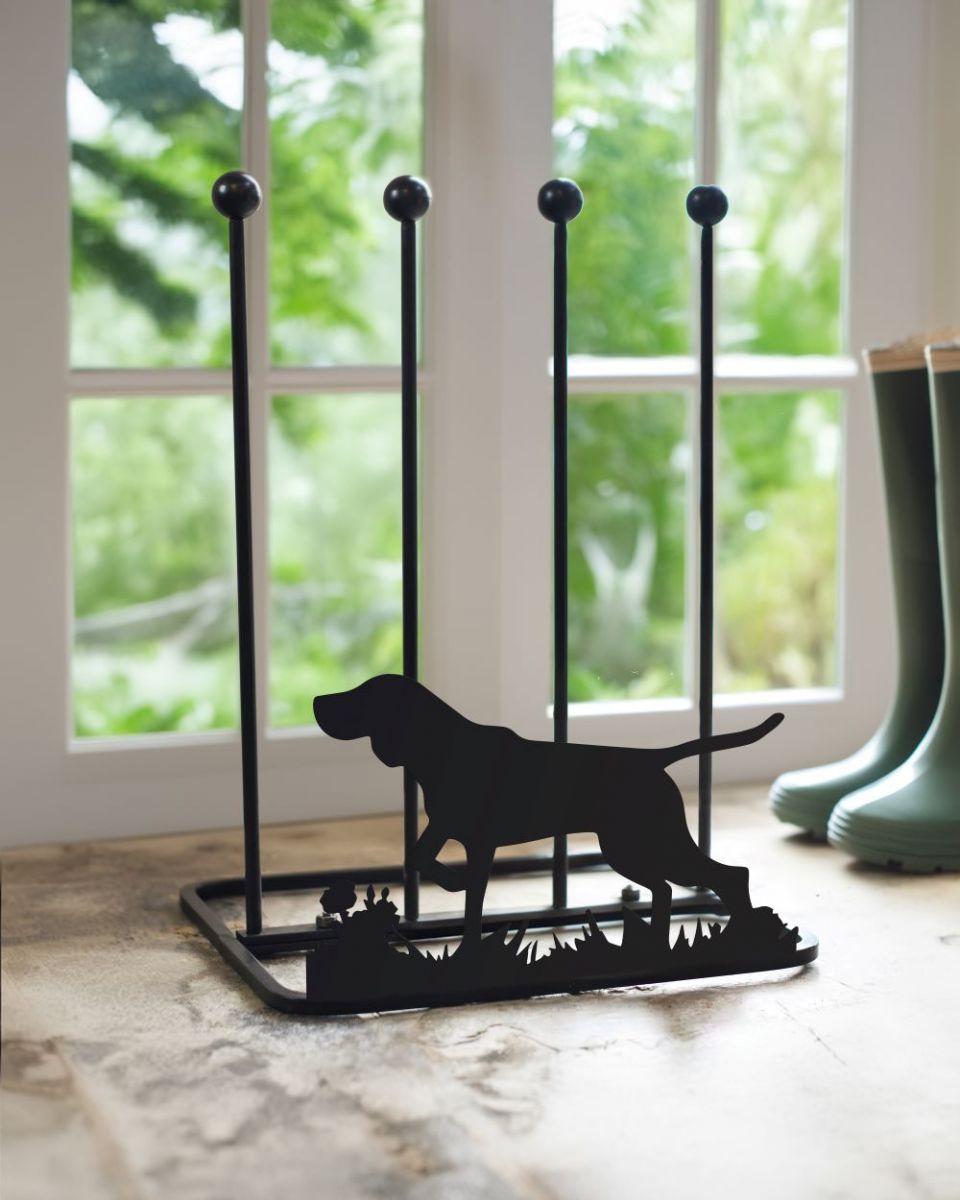 German Pointer boot rack by back door