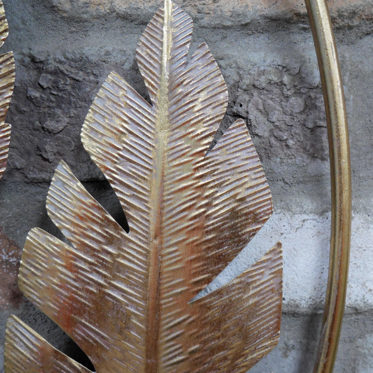 Close-up of the Gold Colour on the Leaves