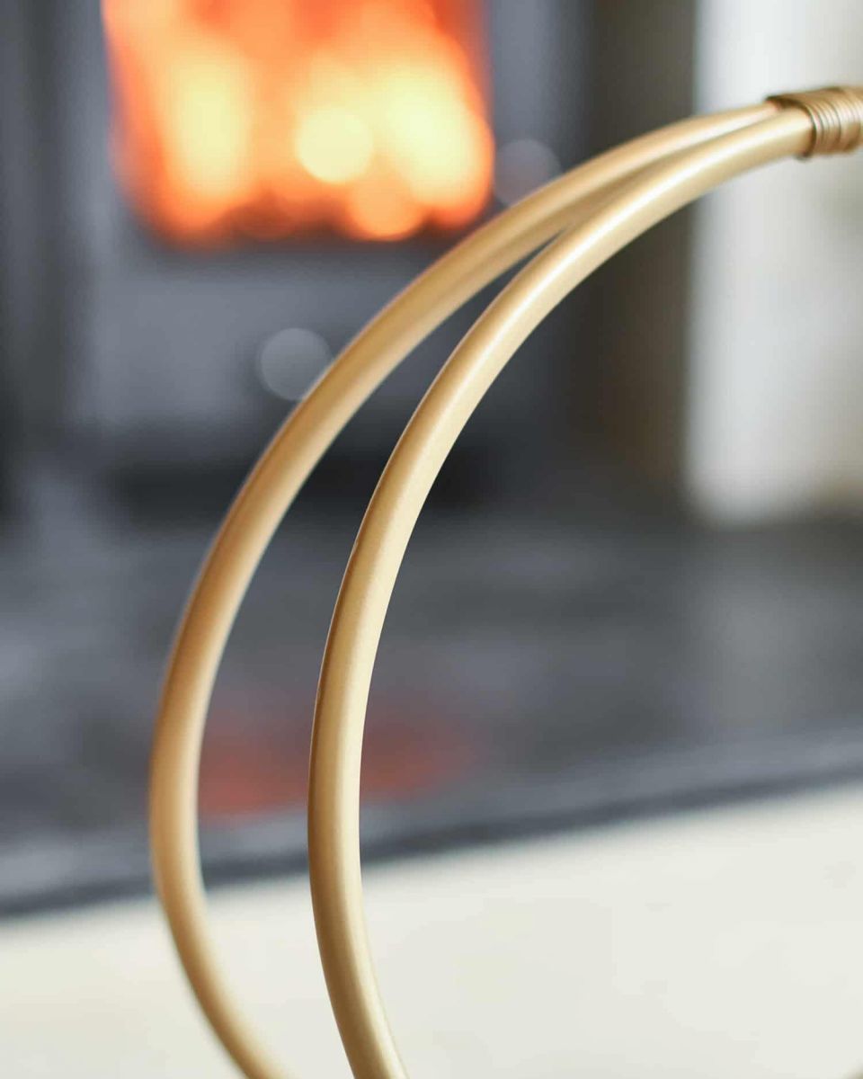 Close-Up of Gold-Painted Finish