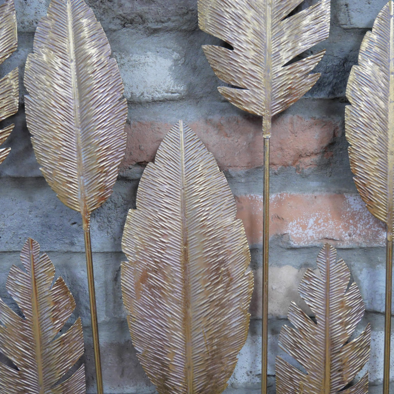 Close-up of the Detail on the Leaves
