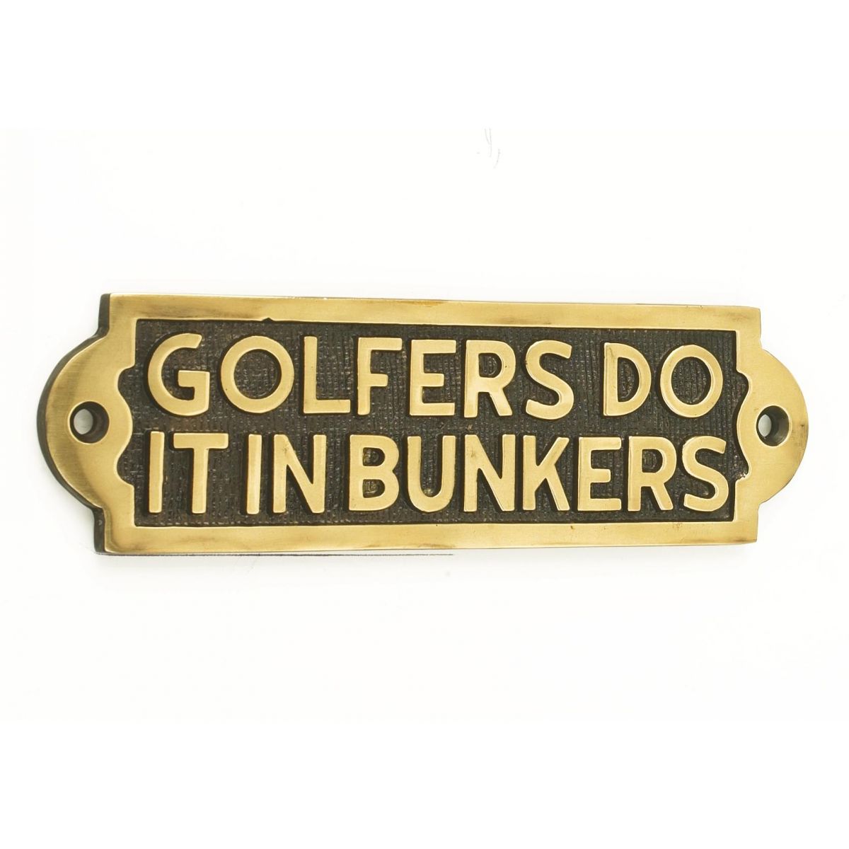 Golfers Do It In Bunkers Created From Brass Golfers Do It In Bunkers Created From Brass