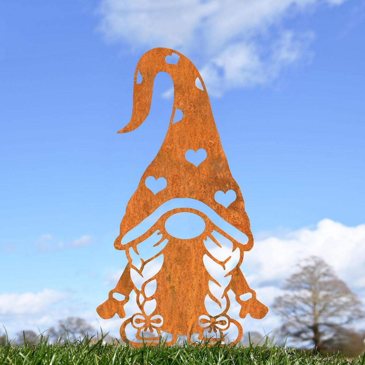 Gonk Gnome With Heart Hat Silhouette in Situ