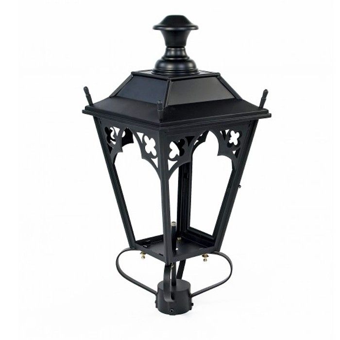 Gothic Wall Lantern Finsished in Black
