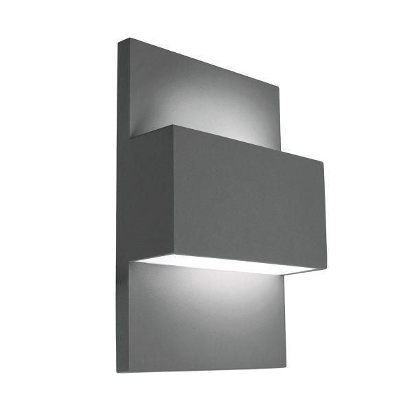 Graphite "Lewisham" Podium Exterior Wall Lantern 