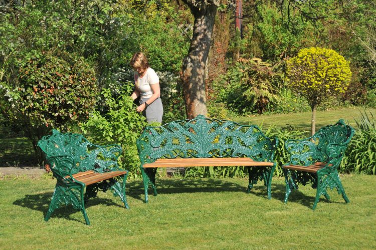"Coalbrookdale" Complete Garden Bench Set "Coalbrookdale" Complete Garden Bench Set