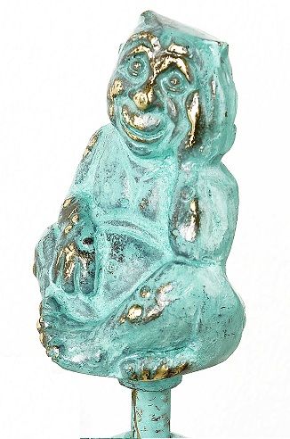 Verdigris Water Nymph Garden Tap