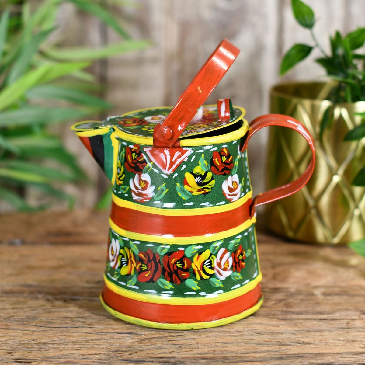 Traditional Watering Can Finished in Green