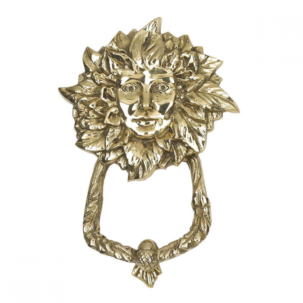 Polished Brass Goddess Door Knocker