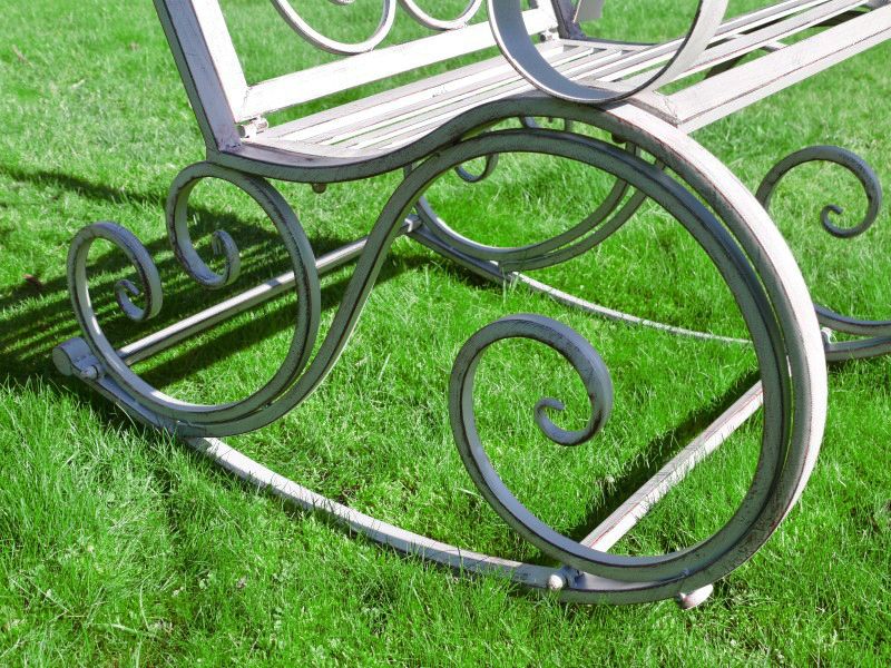 Rustic Grey Traditional Garden Rocking Chair