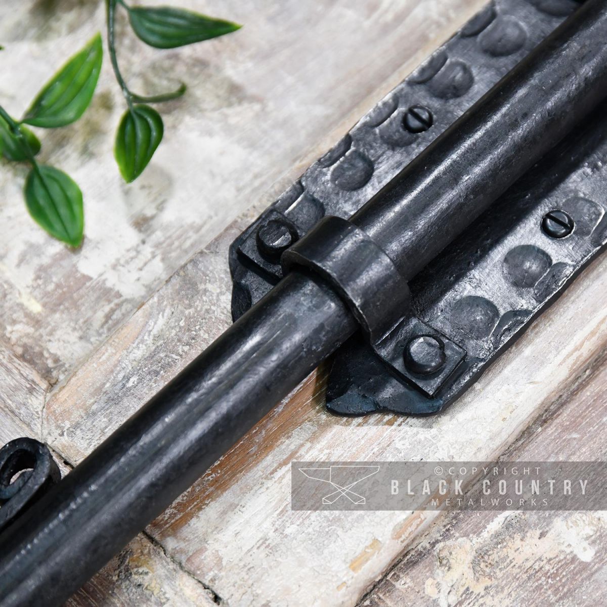 Close-up of the Natural Iron Finish