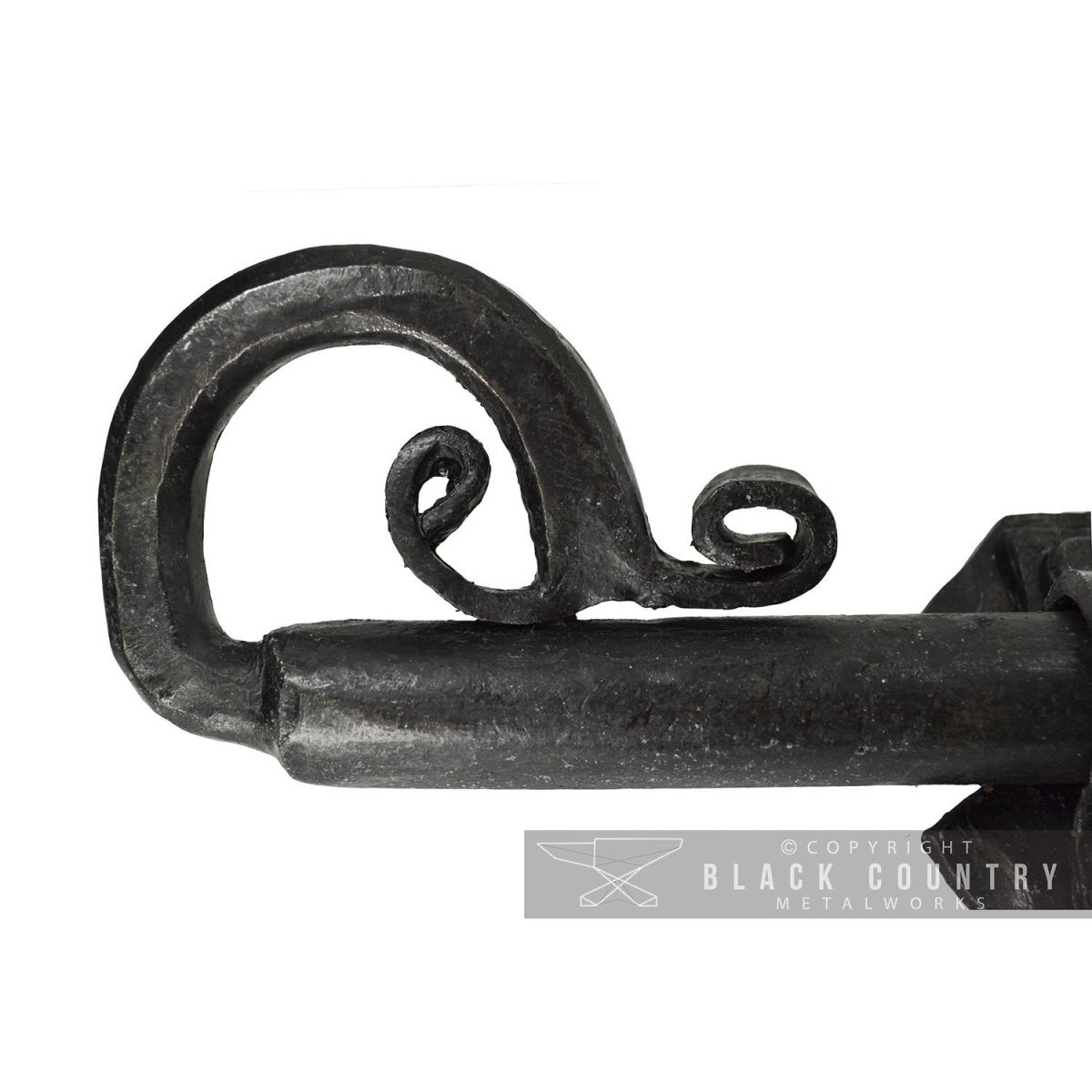 Close-up of the Handle on the door Bolt