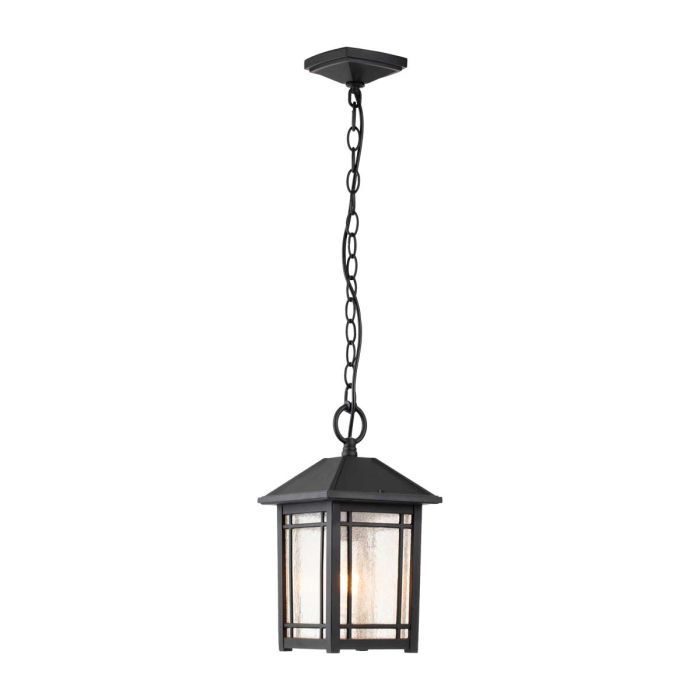 Grove Traditional Hanging Chain Lantern in Midnight Black Grove Traditional Hanging Chain Lantern in Midnight Black