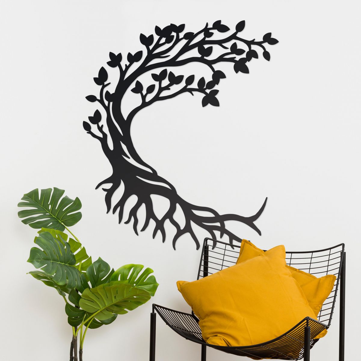Wall Art Half Moon Tree of Life