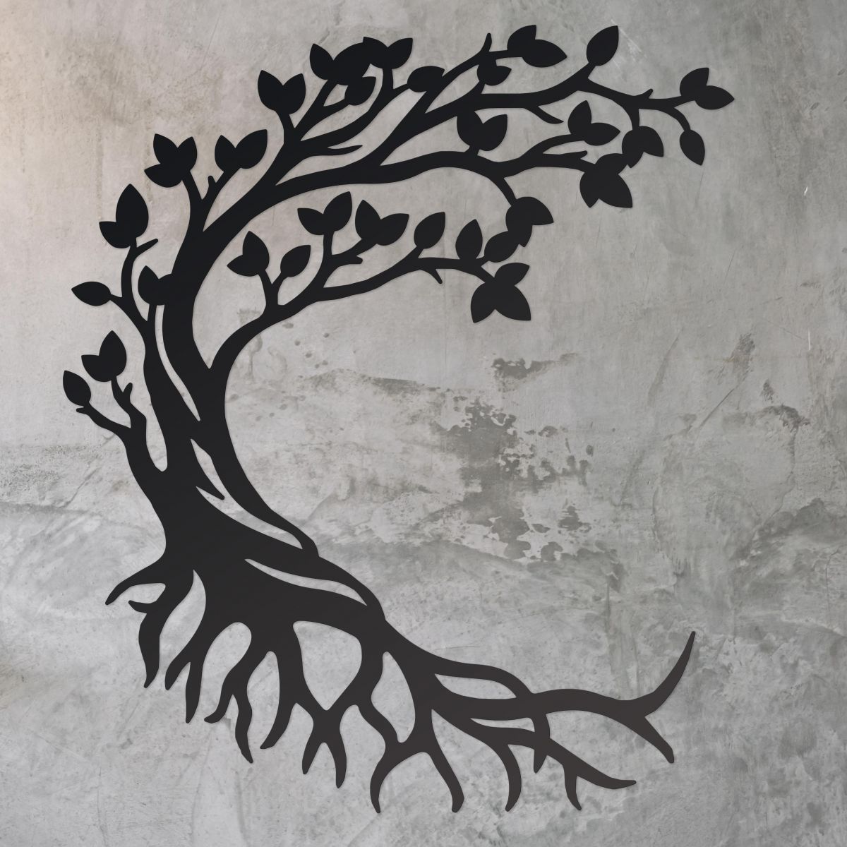 Large Half Moon Tree of Life Wall Art 