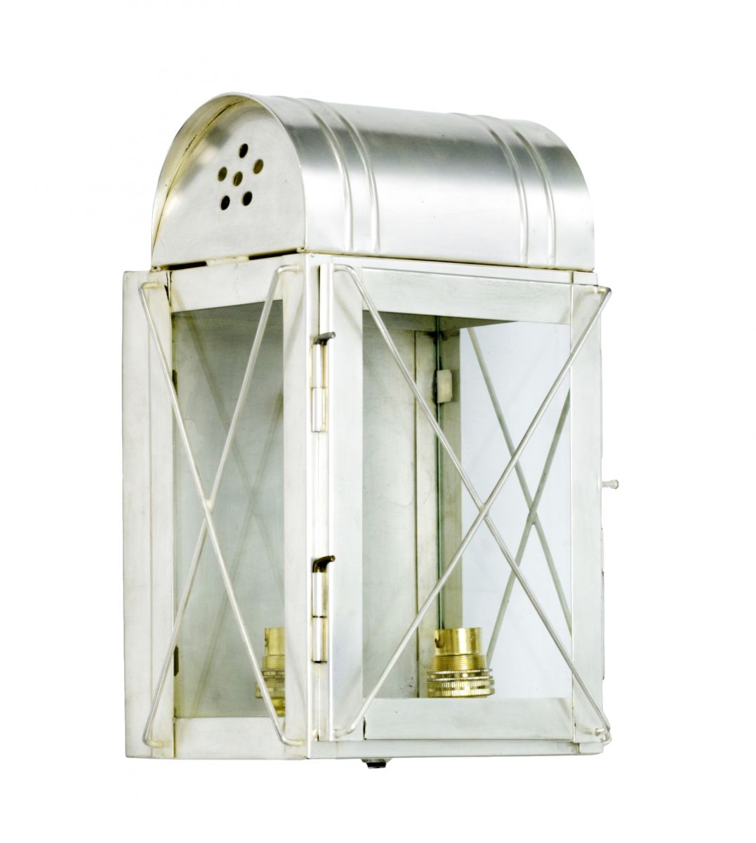 "Hampshire" Wall Lantern Finished in Antique Silver "Hampshire" Wall Lantern Finished in Antique Silver