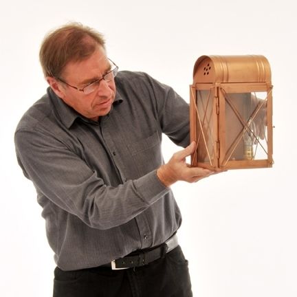 Copper "Hampshire" Wall Lantern to Size