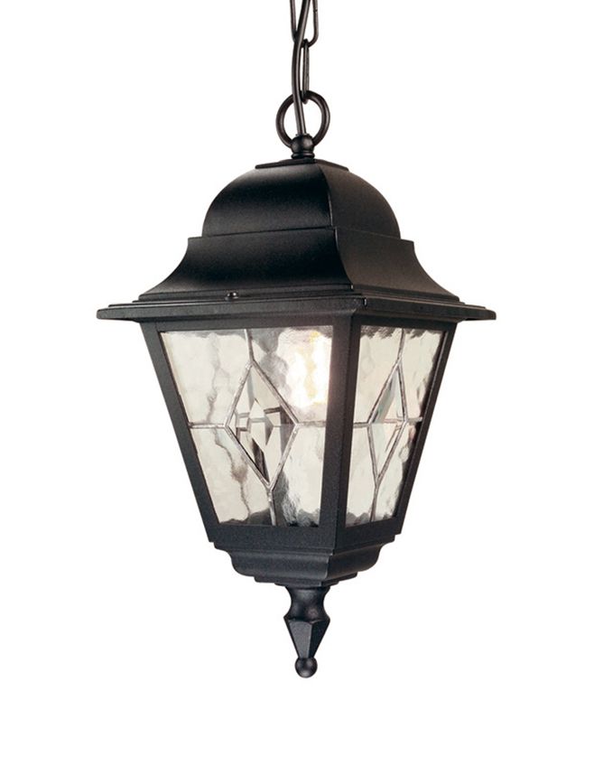 "Sheringham" Hand Leaded 5 Panel Glass Hanging Lantern