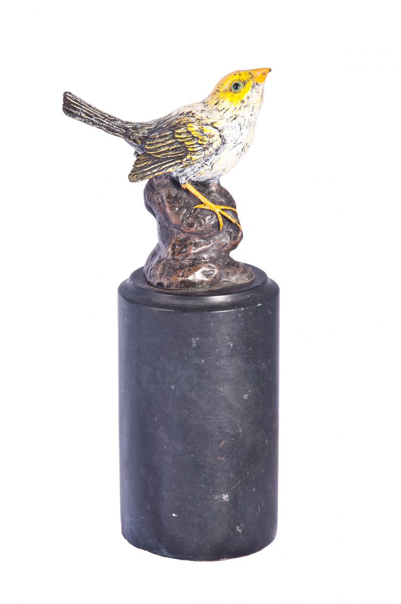 “Pinevale” Bronze Chaffinch Sculpture 