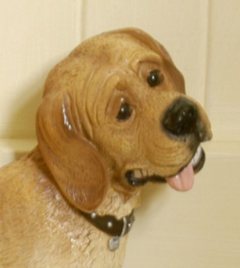 Door Stop Dog Hand Painted