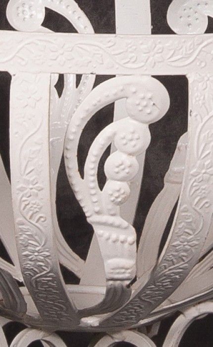 Ornate Design on the “Eugenia House” Ornate Hanging Basket & Bracket