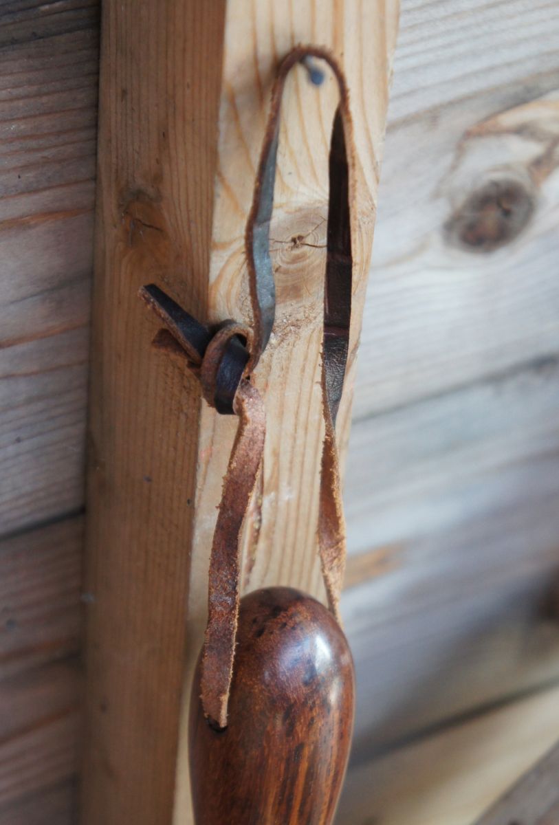 Hand Waxed RoseWood Garden & Dibber with Leather Strap