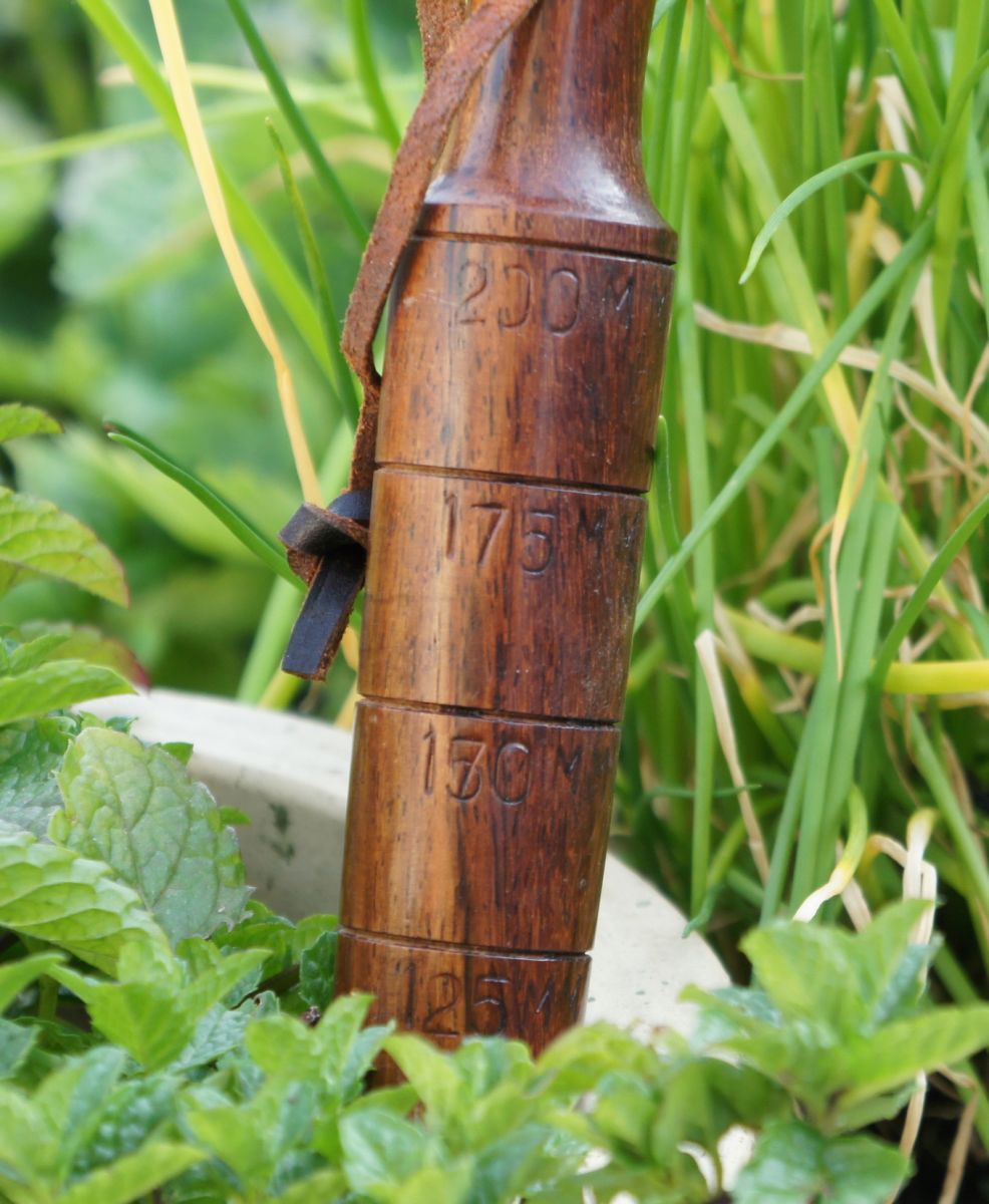 Hand Waxed RoseWood Garden & Dibber with Leather Strap