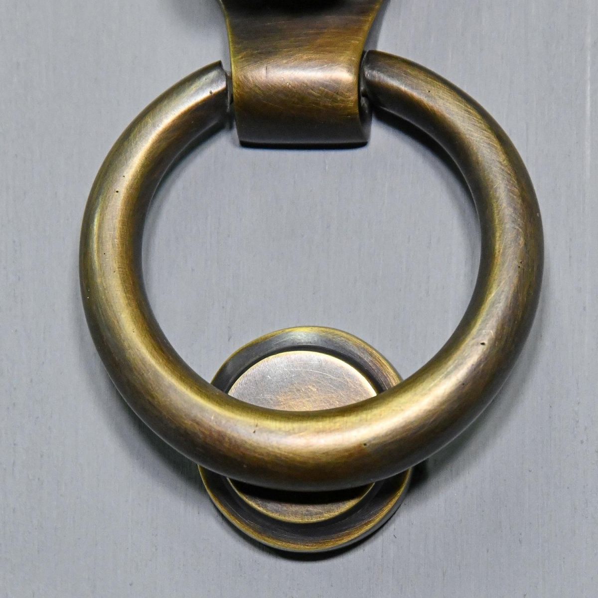 Close up of ring on door knocker
