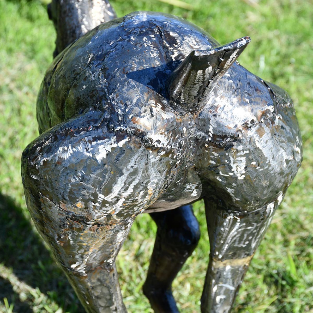 Close-up of the Sheet Steel Finish