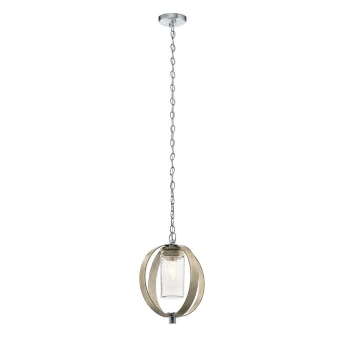"Hartfield" Modern Hanging Pendant Light in Antique Grey "Hartfield" Modern Hanging Pendant Light in Antique Grey