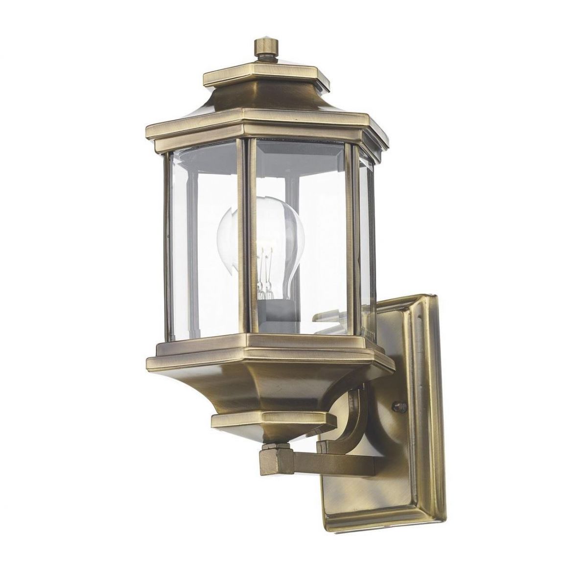 "Hatfield House" Wall Light in an Antique Brass Finish