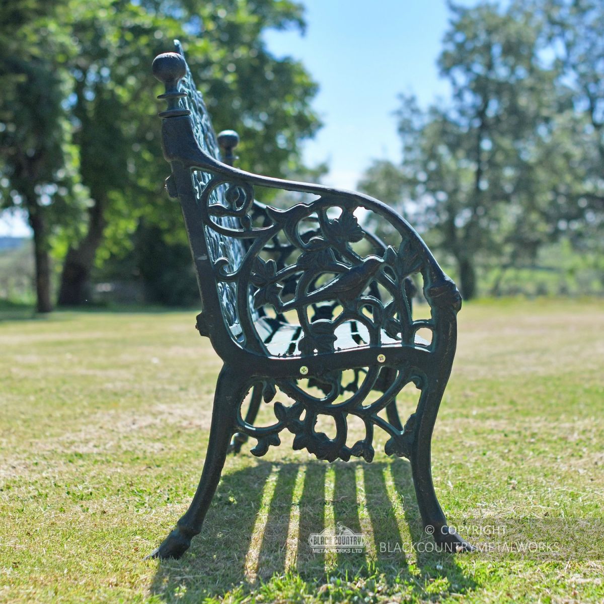 Heavy Duty Garden Bench Made From Cast Iron