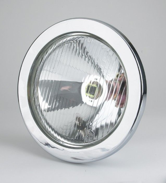 Heavy Gauge Spun Brass Headlight Case