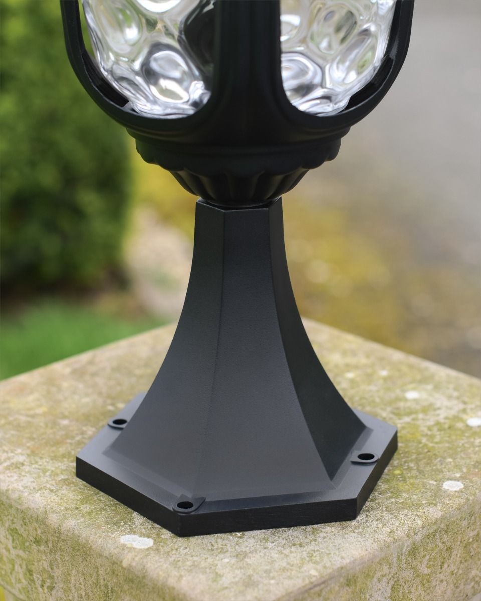Hexagonal Base on Pillar Light 