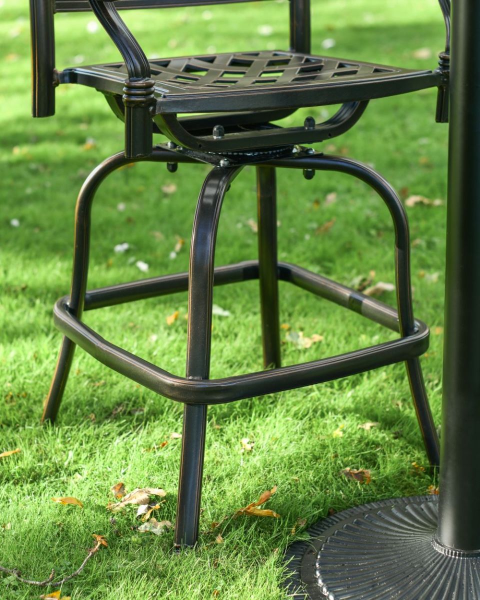 Close up of chair legs Close up of chair legs