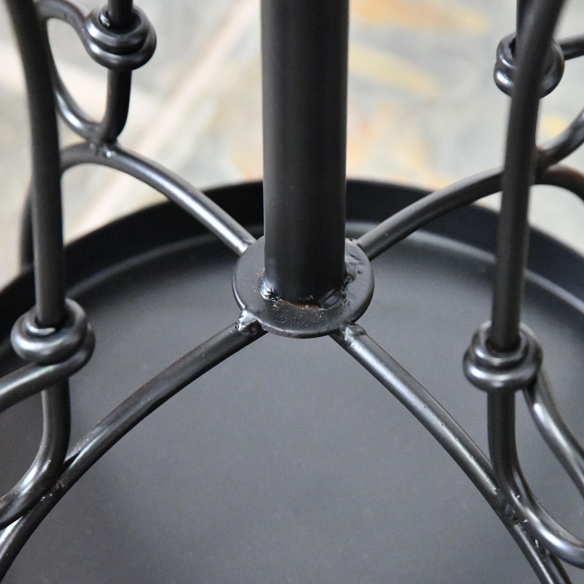 Black Hallway Butler Hat & Coat Stand Base