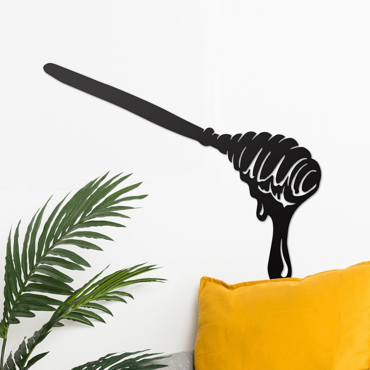 Honey Spoon Wall Art in Situ in the Sitting Room