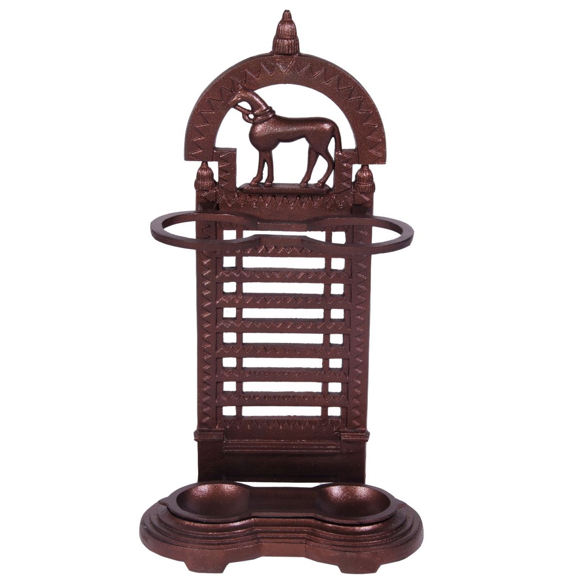 "Grand National" Umbrella Stand With Horse Sculpture "Grand National" Umbrella Stand With Horse Sculpture