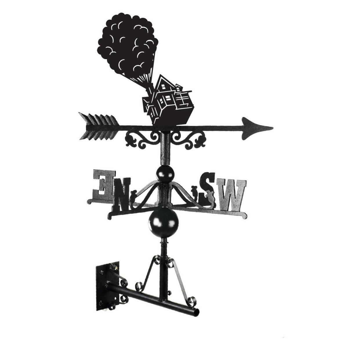 House of Balloons Weathervane Mounted
