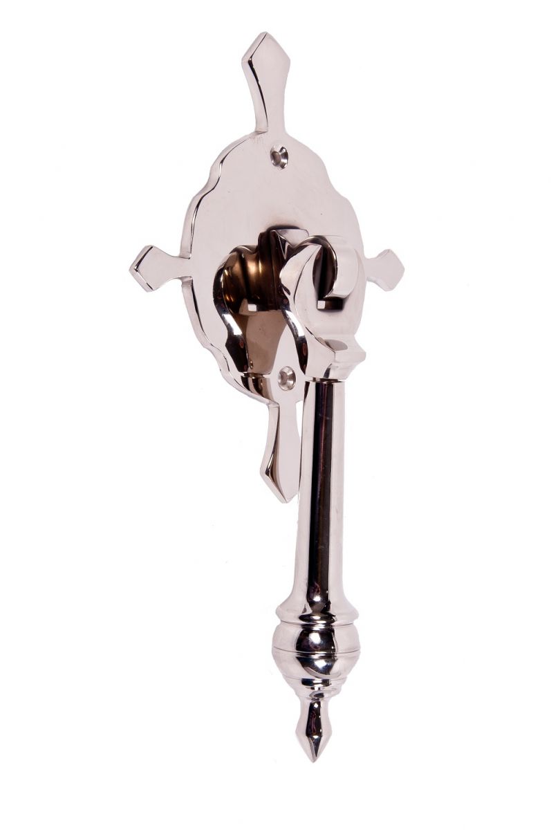 "Turnbrook Park" Bright Chrome Door Knocker