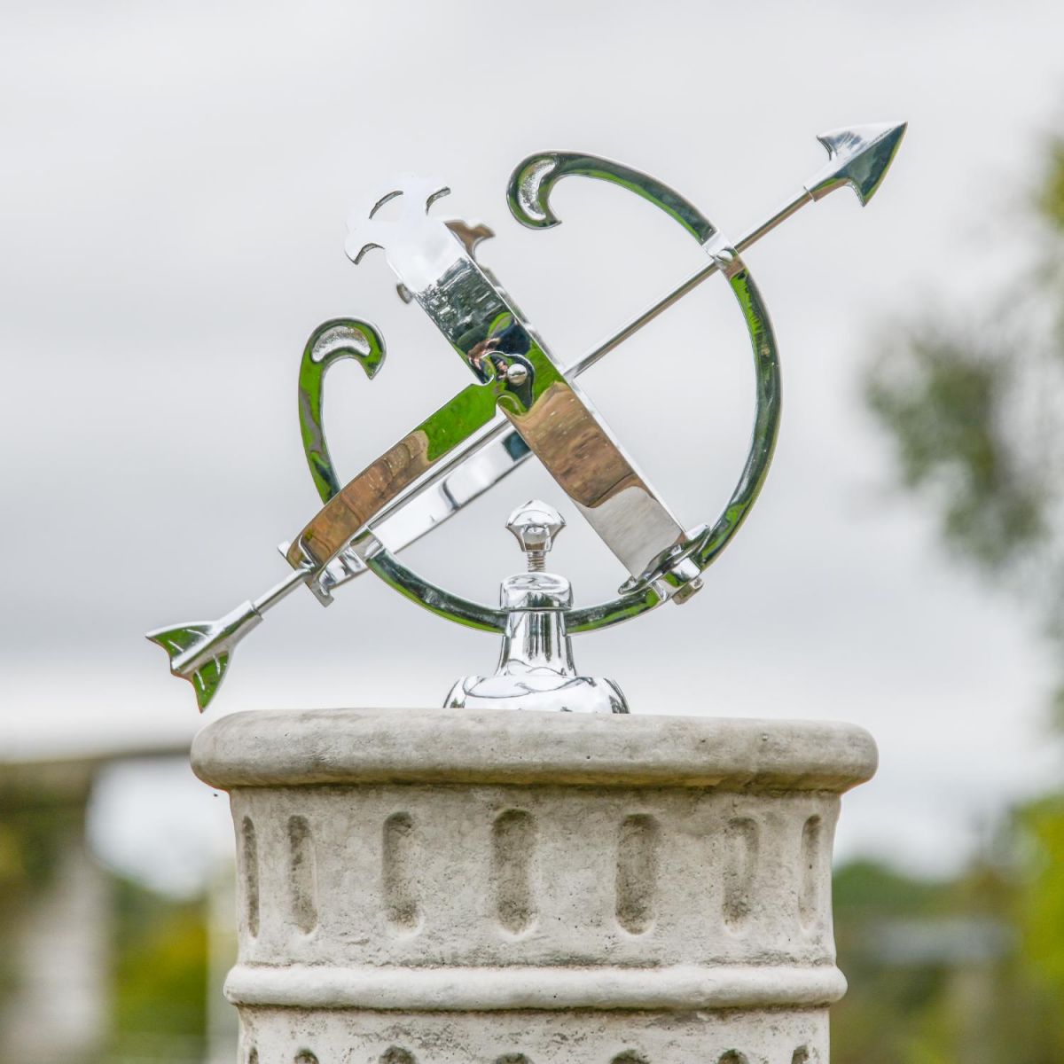 16.5cm Bright Chrome Armillary 