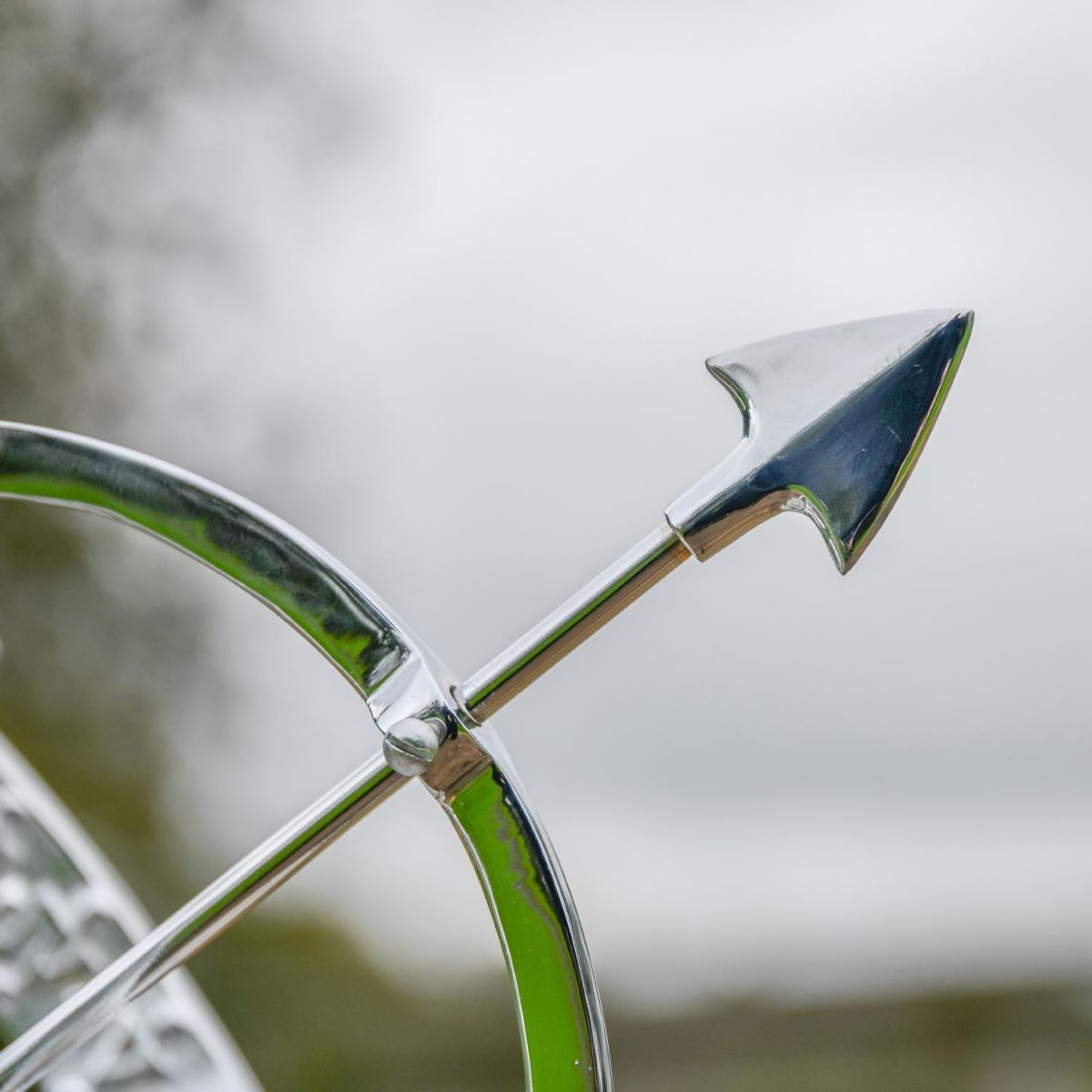 Close up of Bright Chrome Arrow 